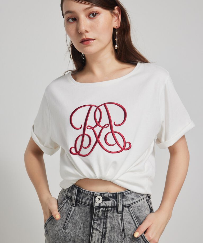 rienda「WRR Tシャツ」|Tシャツ・カットソー|柄RED5