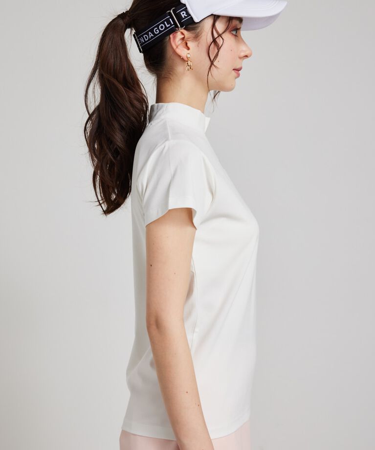 rienda「ベーシックモックネックT-SH」|Tシャツ・カットソー|