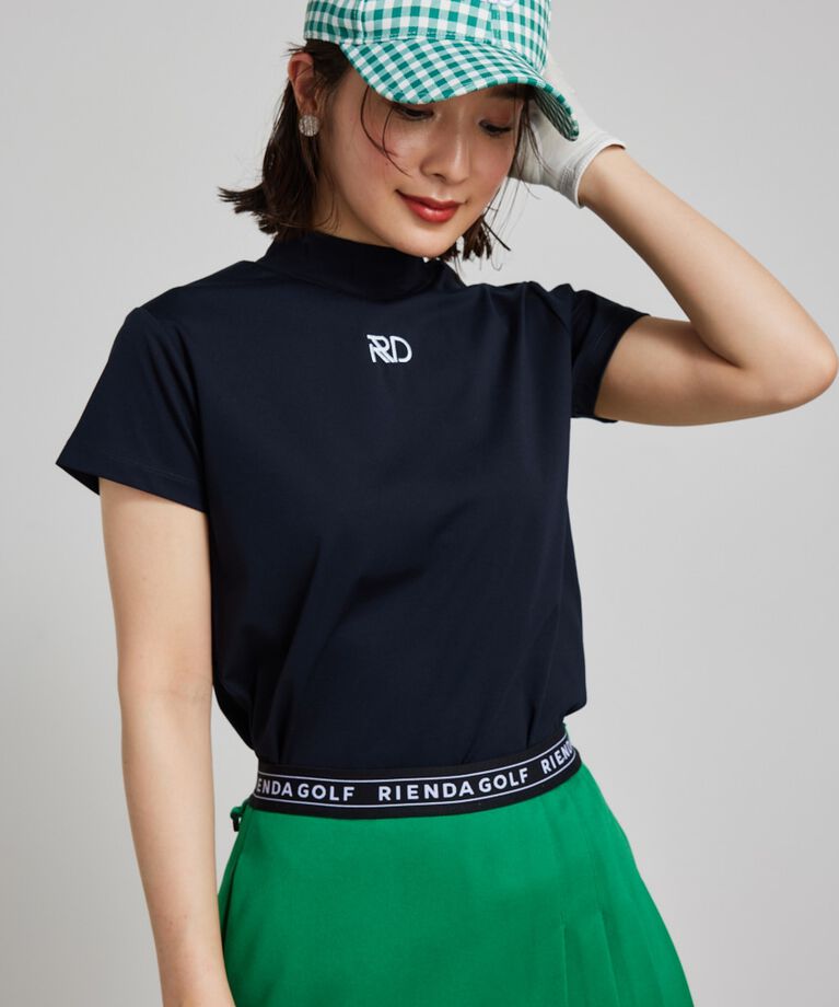 rienda「ベーシックモックネックT-SH」|Tシャツ・カットソー|