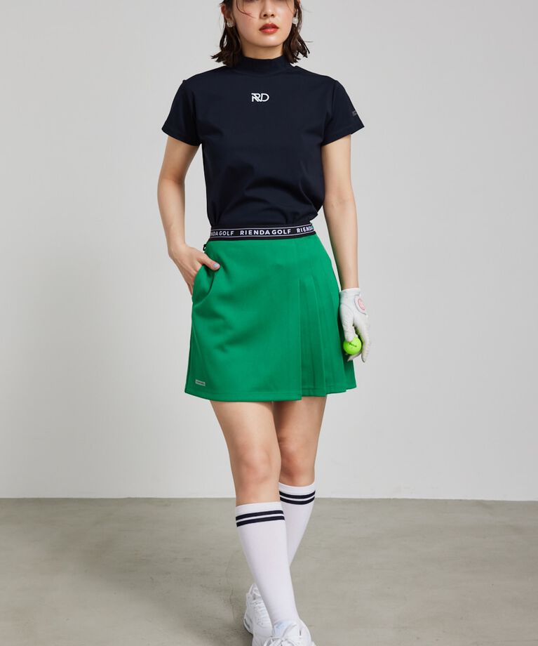 rienda「ベーシックモックネックT-SH」|Tシャツ・カットソー|