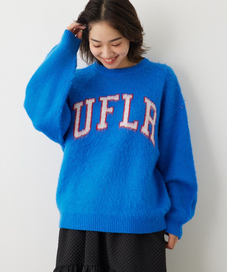 RODEO CROWNS「シャギーカレッジニットトップス」|ニット・セーター|BLU