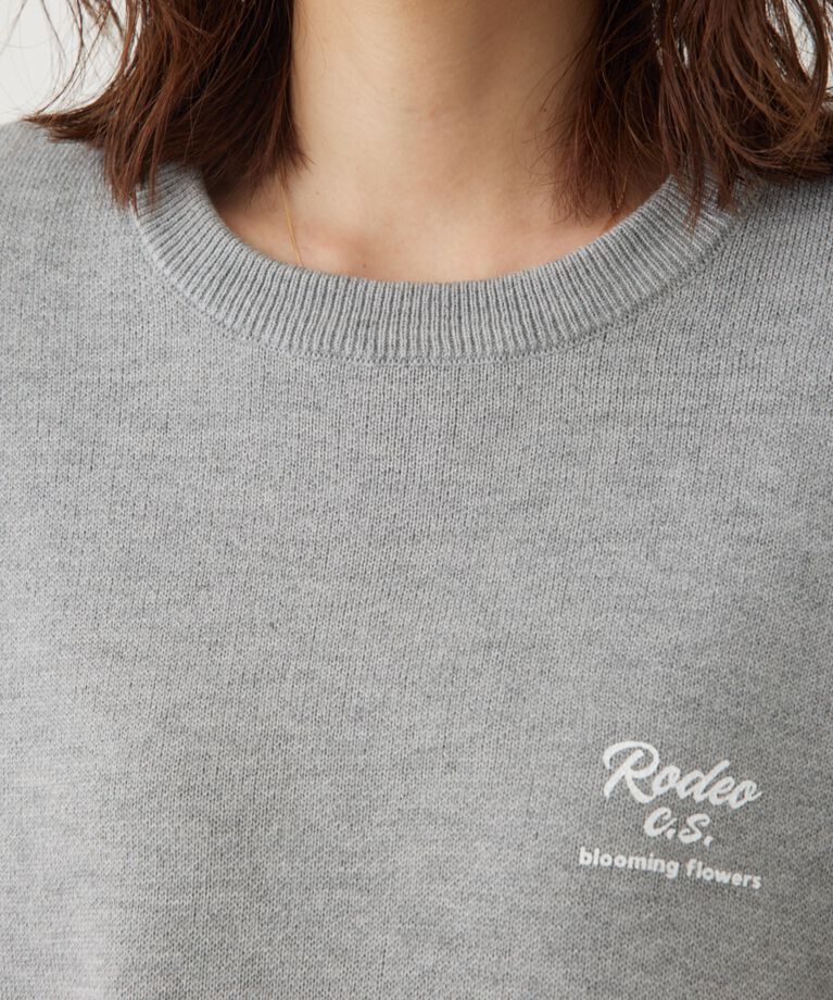 RODEO CROWNS「ブーケロゴ ニット トップス」|ニット・セーター|