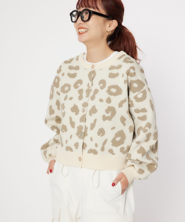 RODEO CROWNS「A-LIGHT KNIT アソートカーディガン」|カーディガン|柄WHT5