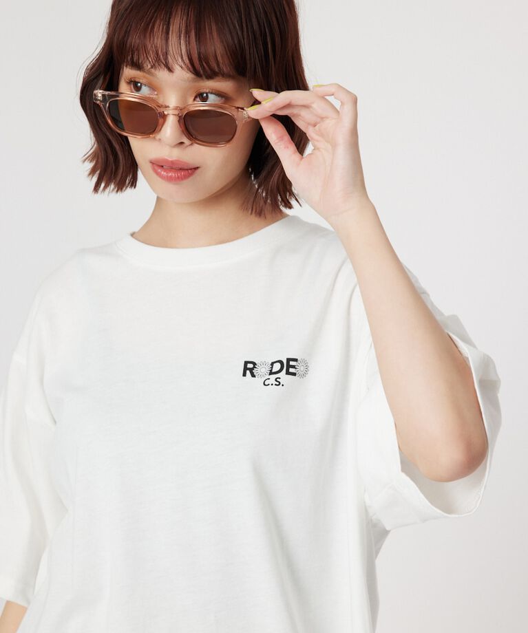 RODEO CROWNS「Flower Bloom Logo Tシャツ」|Tシャツ・カットソー|
