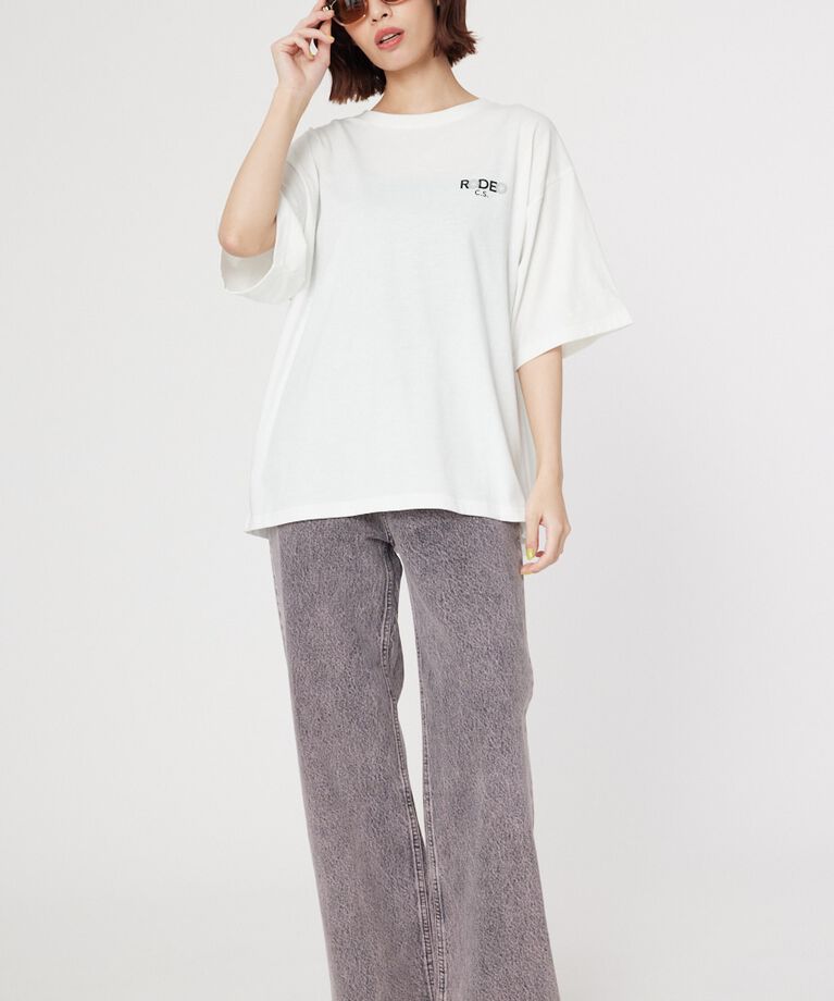 RODEO CROWNS「Flower Bloom Logo Tシャツ」|Tシャツ・カットソー|