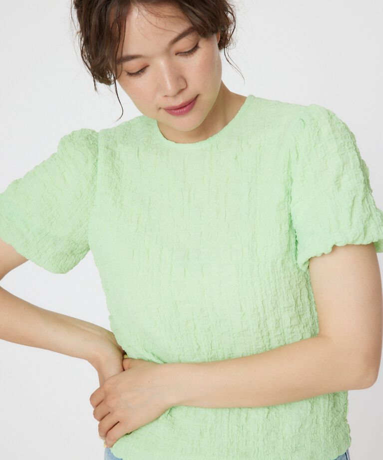 RODEO CROWNS「ワッシャーボリュームトップス」|シャツ・ブラウス|LIME