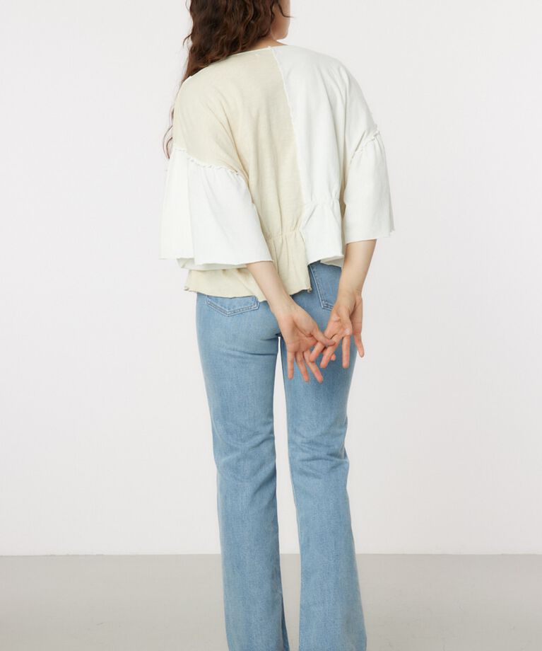 RODEO CROWNS「ドッキングカレッジトップス」|Tシャツ・カットソー|