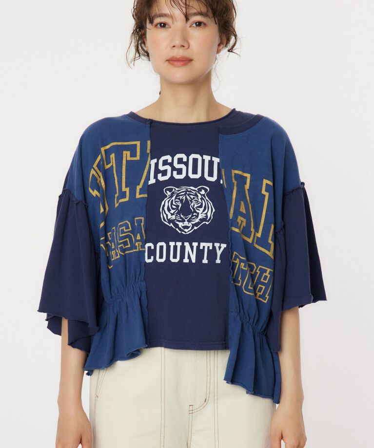 RODEO CROWNS「ドッキングカレッジトップス」|Tシャツ・カットソー|