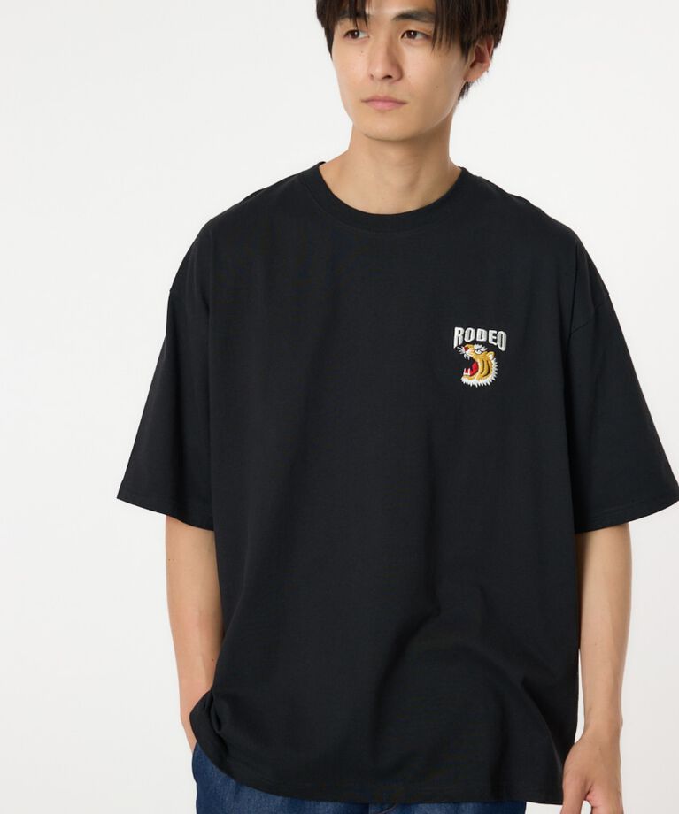 RODEO CROWNS「バックパッチワークイラストTシャツ」|Tシャツ・カットソー|