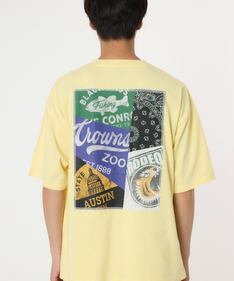 RODEO CROWNS「バックパッチワークイラストTシャツ」|Tシャツ・カットソー|