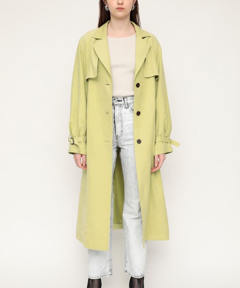 SLY「OVER LONG TRENCH コート」|その他|L/GRN1