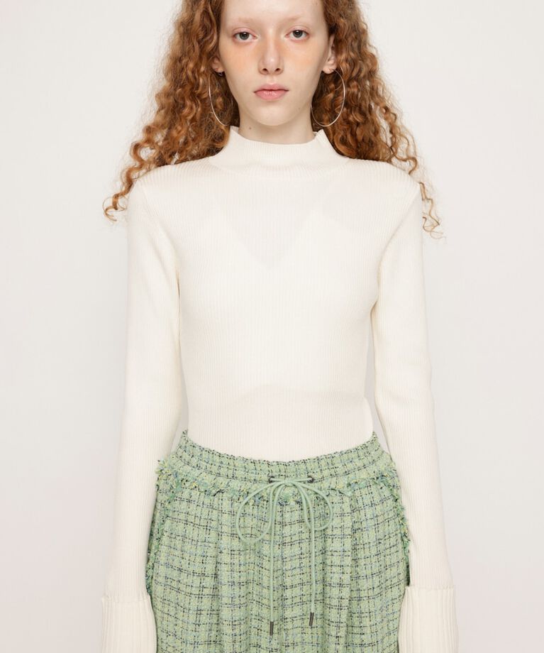 SLY「MULTIPLE COLOR H／N トップス」|ニット・セーター|O/WHT1