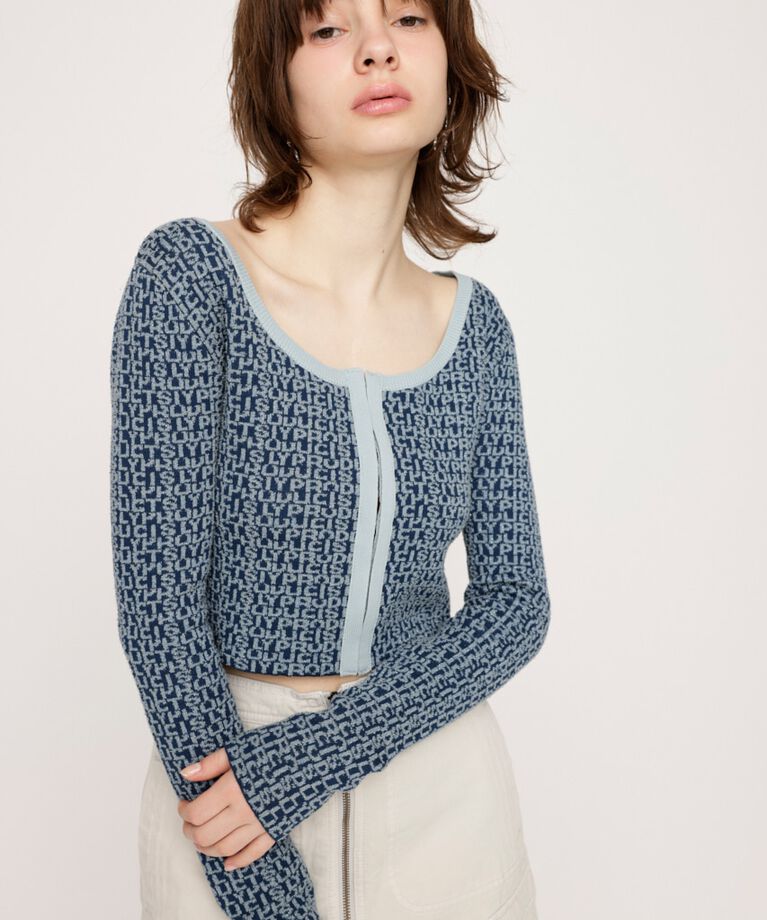 SLY「GLITTER JQ トップス」|ニット・セーター|