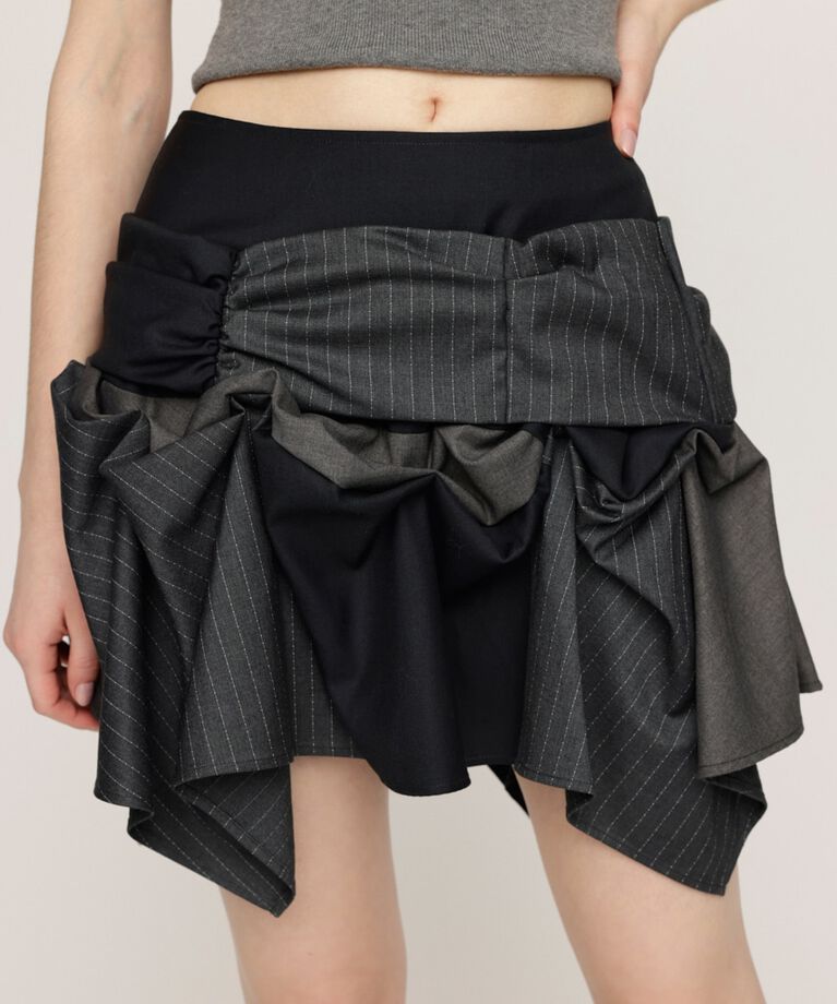 SLY「MANNISH DESIGN ショートスカート」|スカート|Multi_1