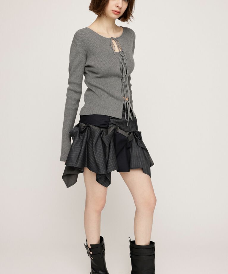 SLY「MANNISH DESIGN ショートスカート」|スカート|