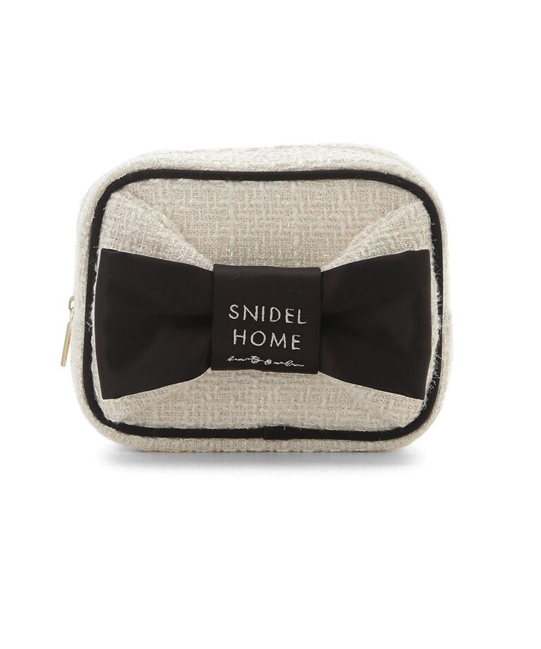 SNIDEL HOME「ツイードリボンポーチ」|ポーチ|IVR