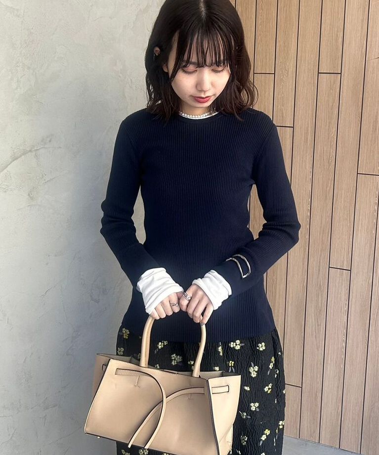Mila Owen「フロントベルトワイドトートバッグ」|トートバッグ|BEG