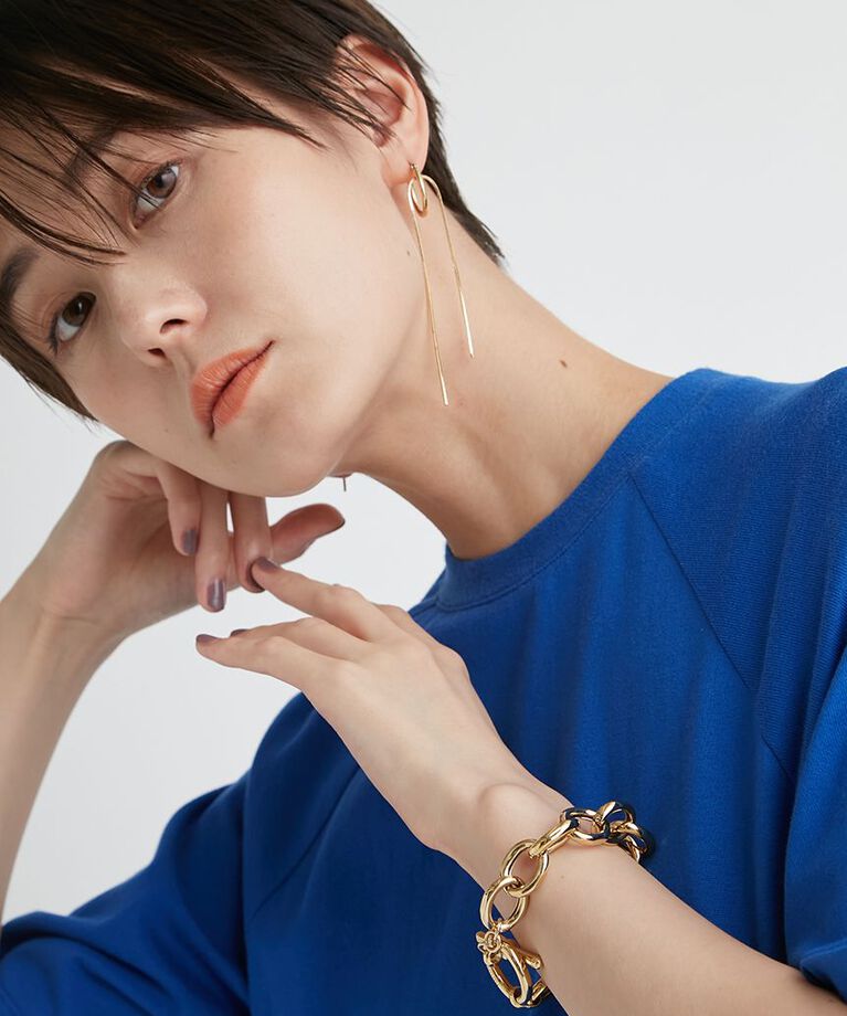 emmi atelier「【emmi atelier】オーバルチェーンブレスレット」|ブレスレット・バングル|GLD
