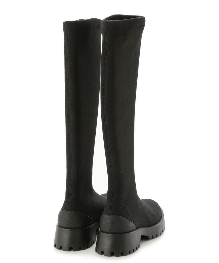 emmi atelier「eco ロングニットブーツ」|ロングブーツ|