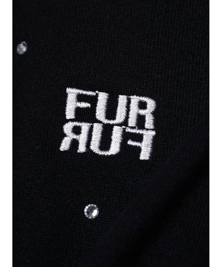 FURFUR「【WEB限定】ビジュー付きロゴ刺繍Tシャツ」|Tシャツ・カットソー|