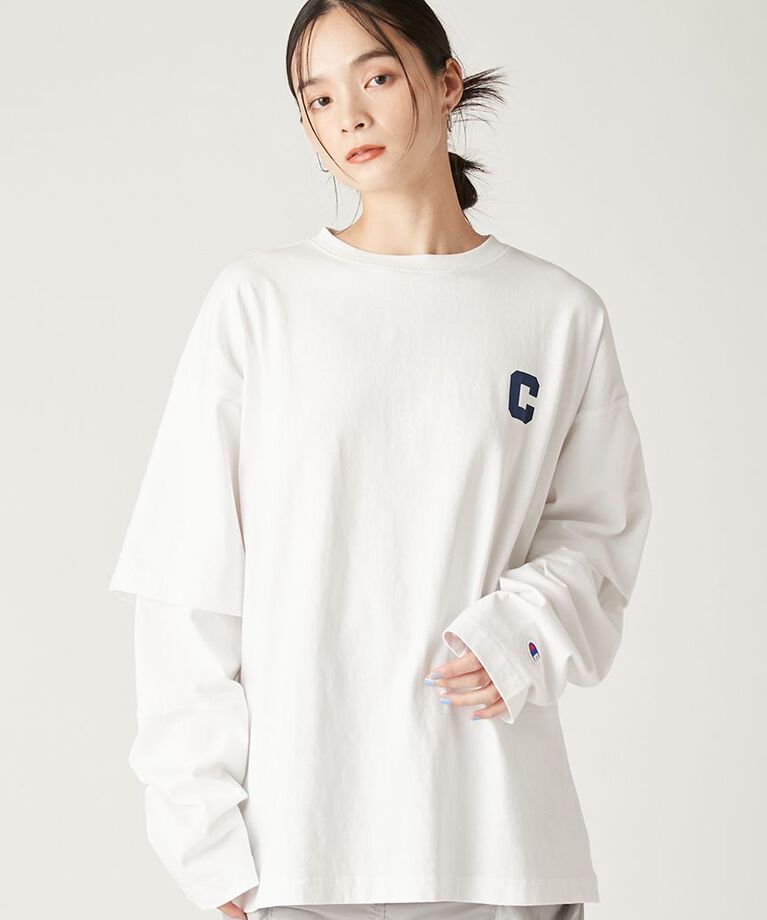 FRAY I.D「【Champion】レイヤードロンＴ」|Tシャツ・カットソー|