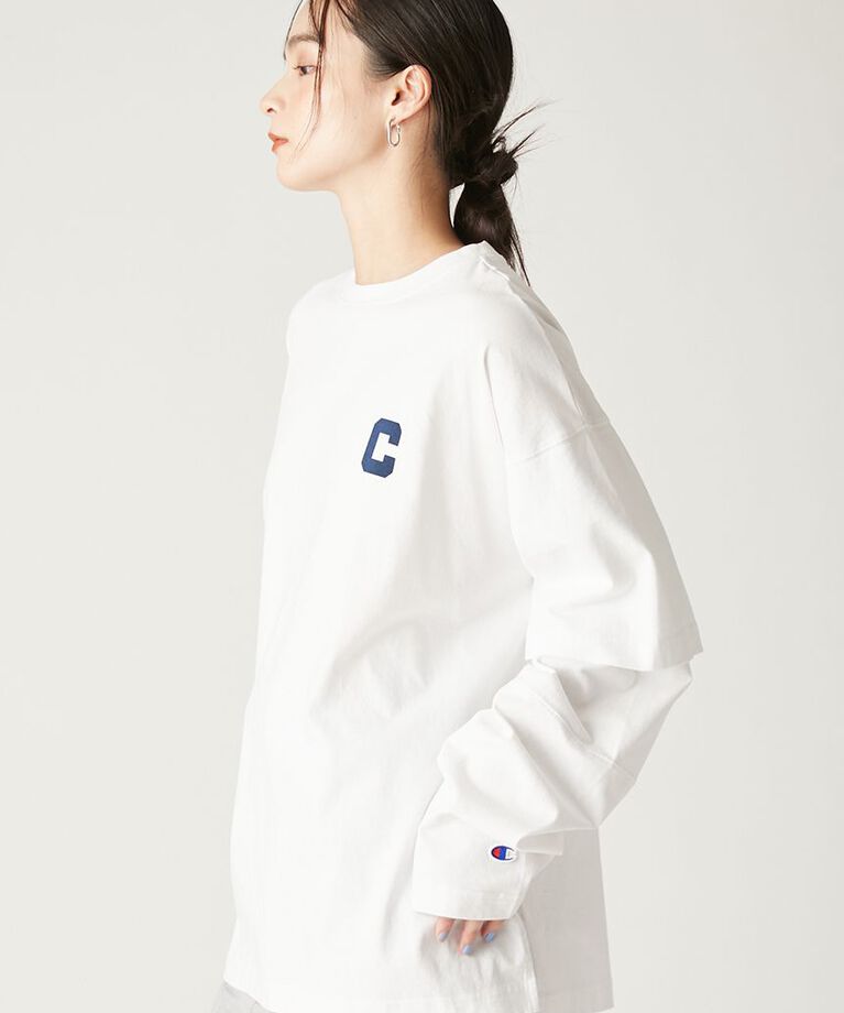 FRAY I.D「【Champion】レイヤードロンＴ」|Tシャツ・カットソー|