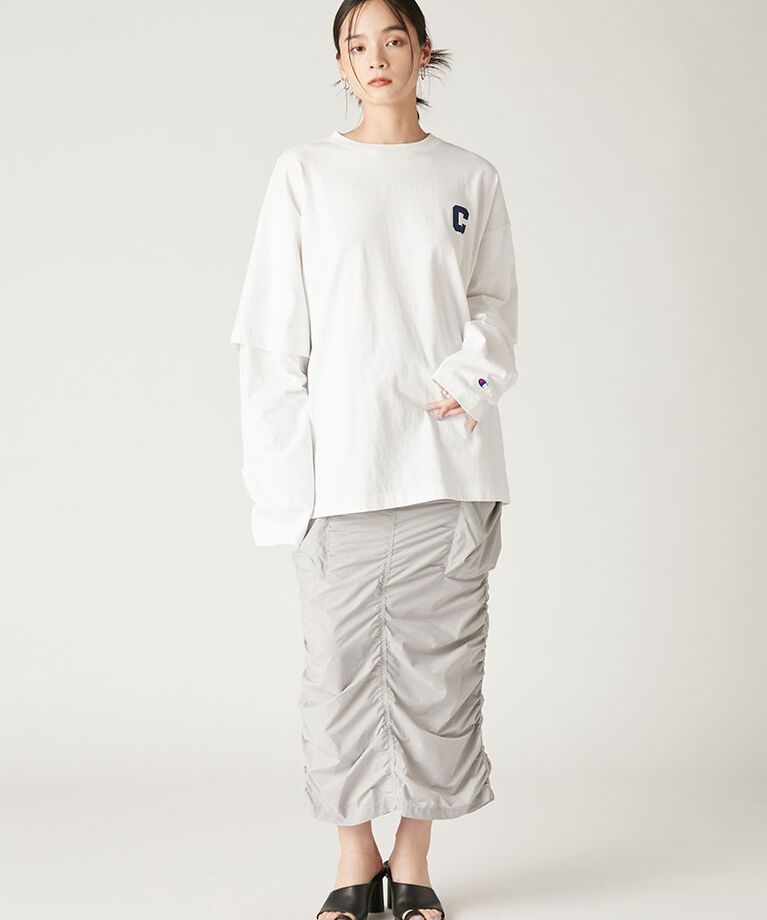 FRAY I.D「【Champion】レイヤードロンＴ」|Tシャツ・カットソー|