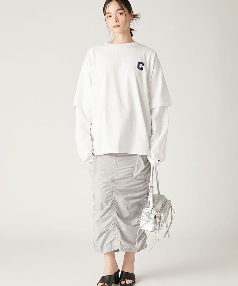FRAY I.D「【Champion】レイヤードロンＴ」|Tシャツ・カットソー|