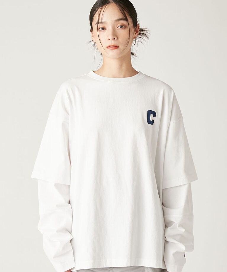 FRAY I.D「【Champion】レイヤードロンＴ」|Tシャツ・カットソー|