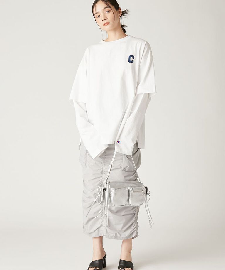 FRAY I.D「【Champion】レイヤードロンＴ」|Tシャツ・カットソー|