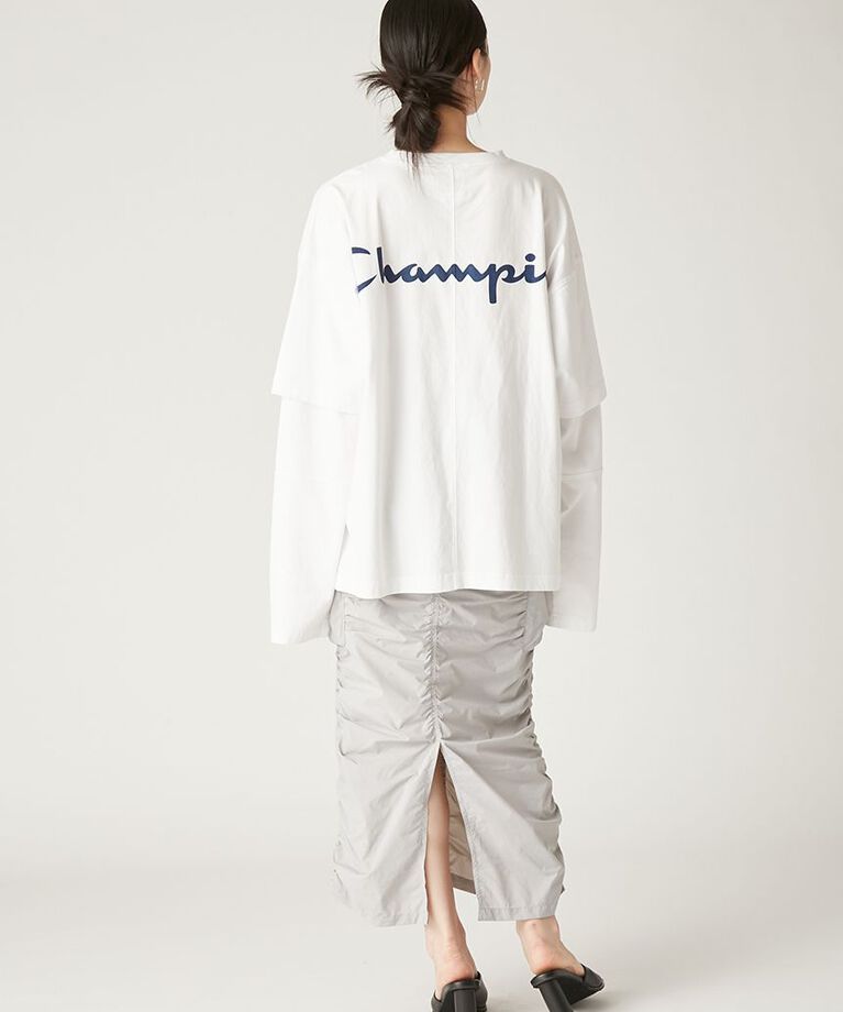 FRAY I.D「【Champion】レイヤードロンＴ」|Tシャツ・カットソー|