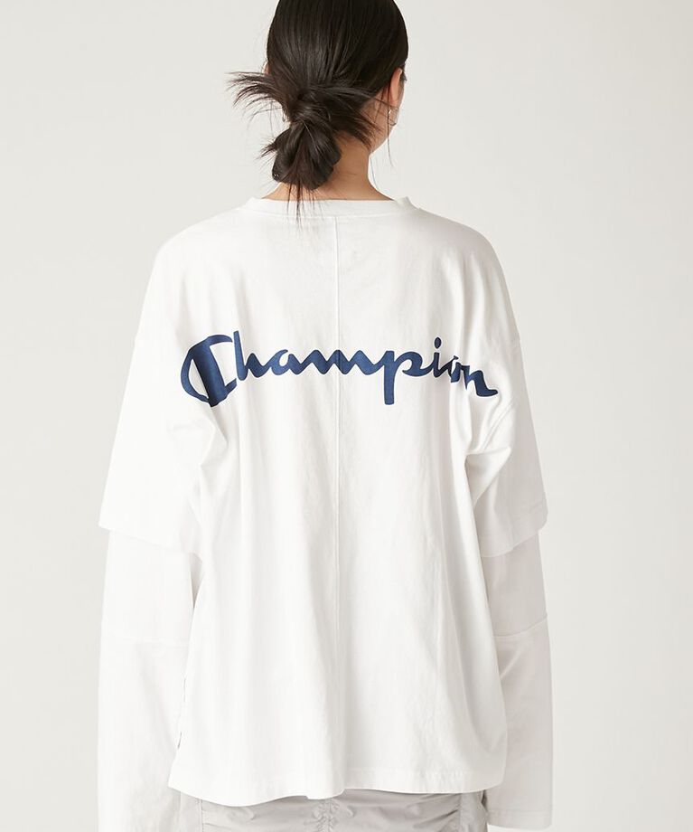 FRAY I.D「【Champion】レイヤードロンＴ」|Tシャツ・カットソー|