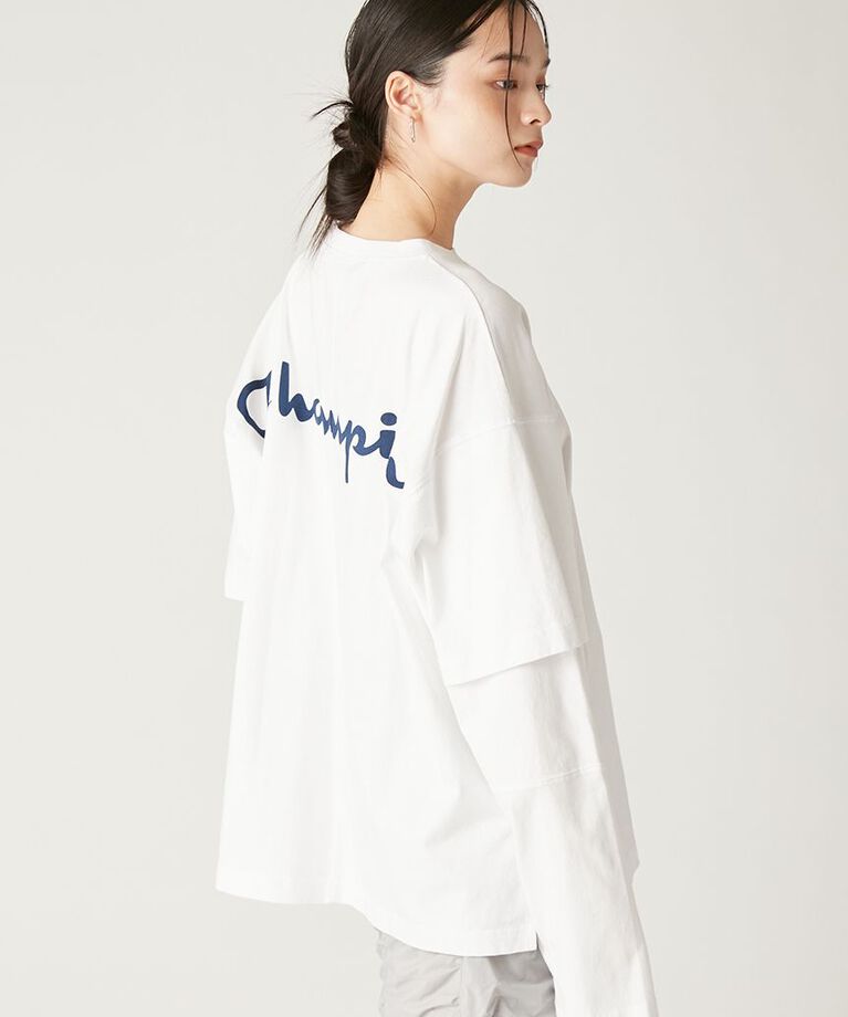 FRAY I.D「【Champion】レイヤードロンＴ」|Tシャツ・カットソー|
