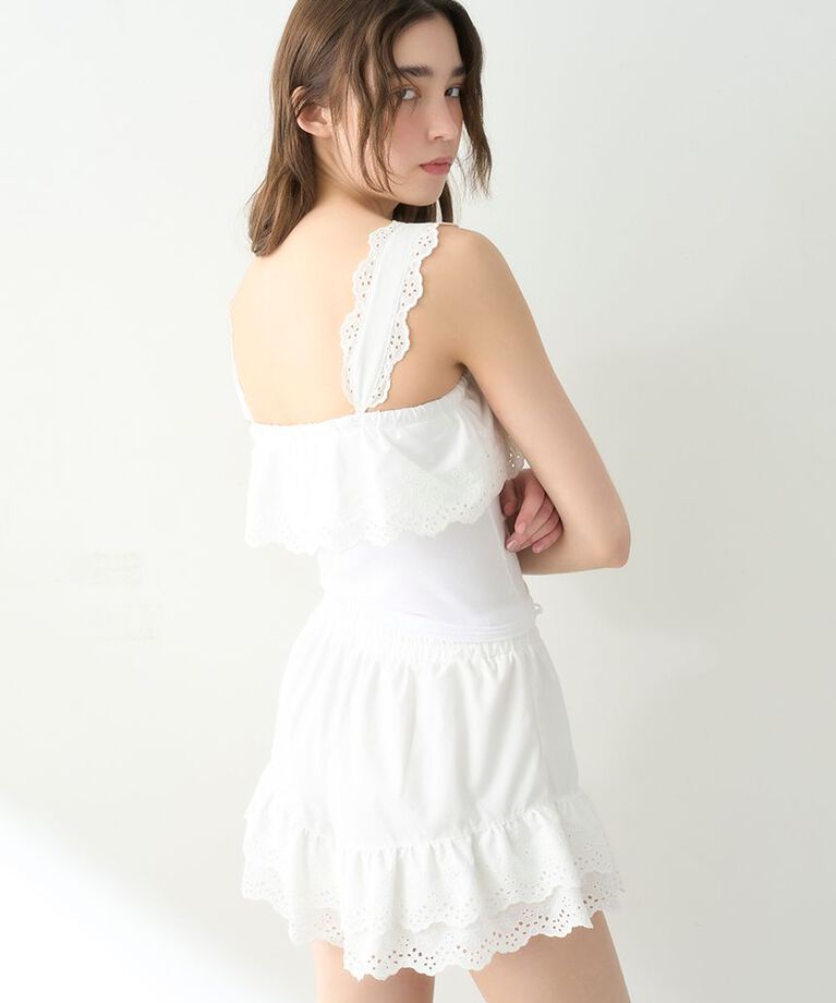LILY BROWN Lingerie「【LILY BROWN Lingerie】レーシーショートパンツ」|その他|