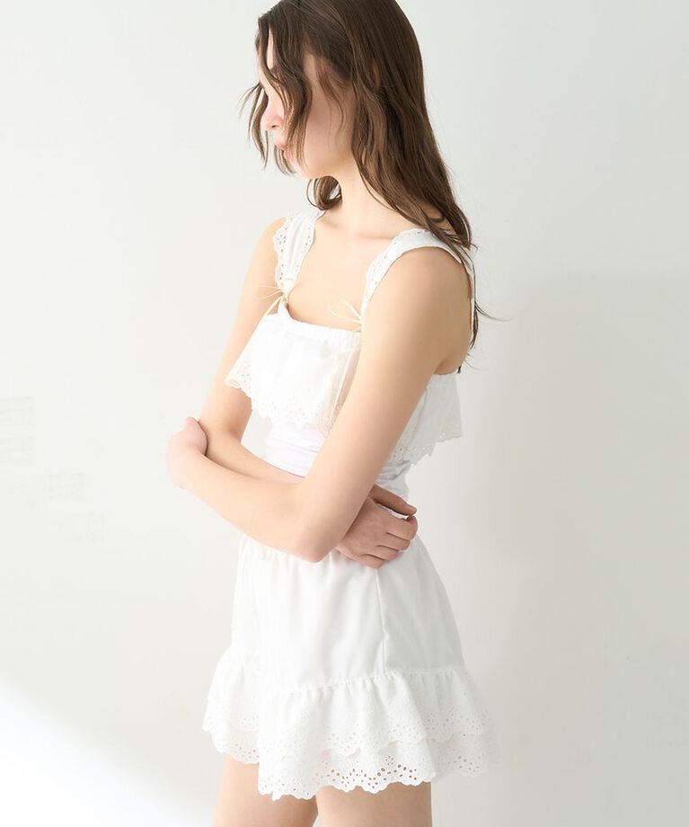 LILY BROWN Lingerie「【LILY BROWN Lingerie】レーシーショートパンツ」|その他|
