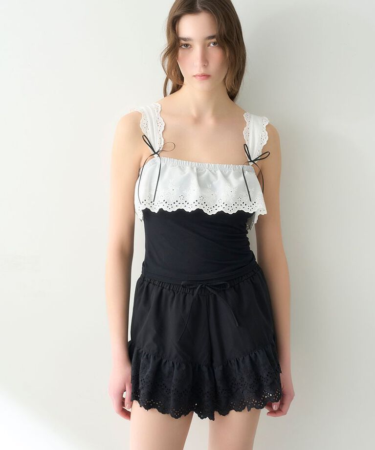 LILY BROWN Lingerie「【LILY BROWN Lingerie】レーシーショートパンツ」|その他|