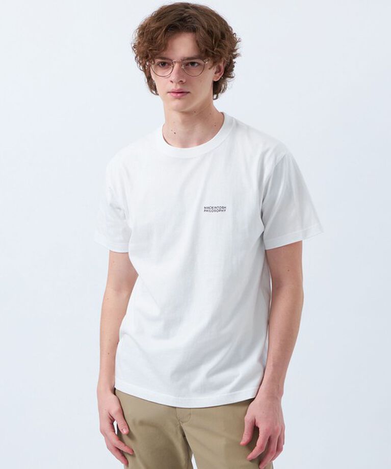 MACKINTOSH PHILOSOPHY「【WEB&一部店舗】5.6oz クルーネックロゴTシャツ」|Tシャツ・カットソー|ホワイト