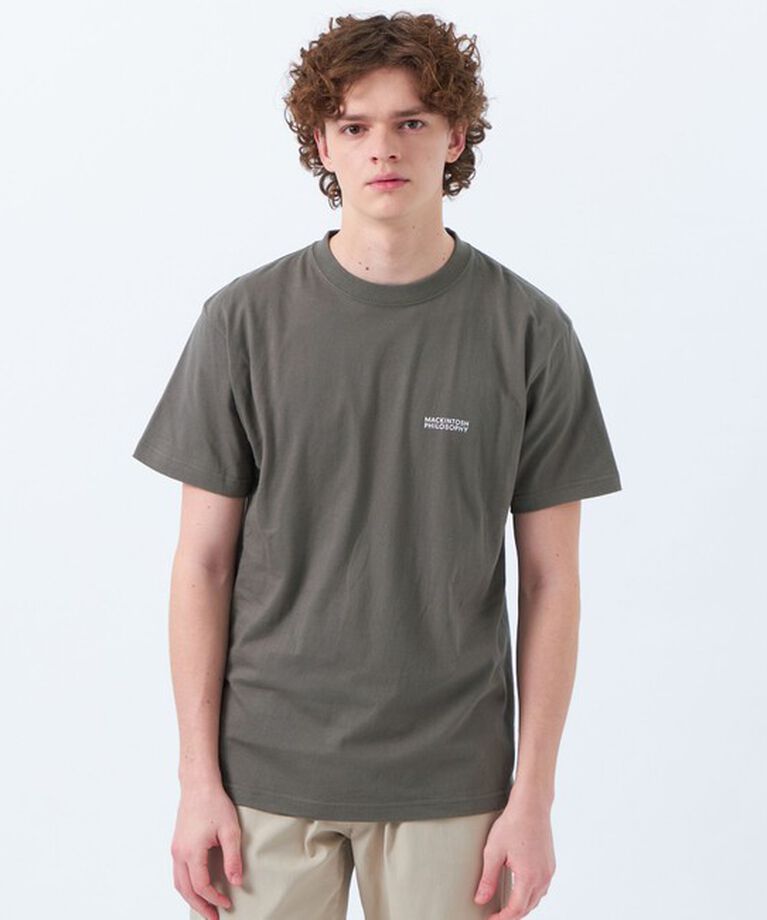 MACKINTOSH PHILOSOPHY「【WEB&一部店舗】5.6oz クルーネックロゴTシャツ」|Tシャツ・カットソー|チャコールグレー