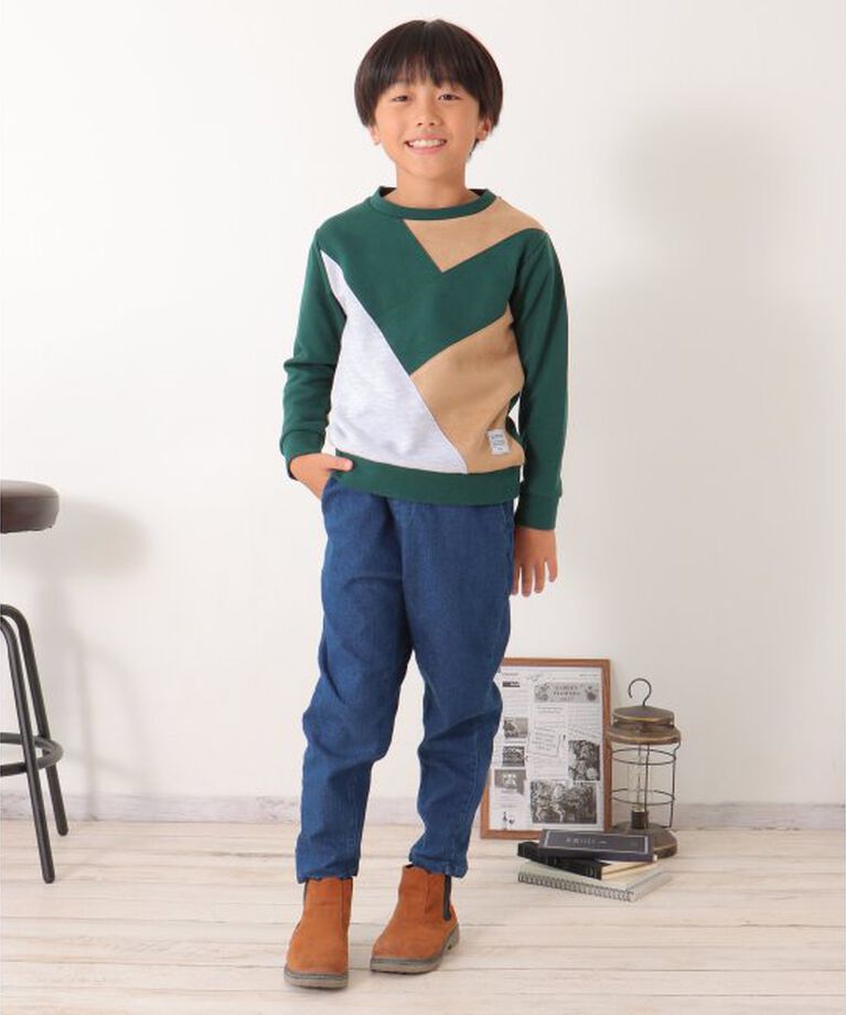 ikka kids「ストレッチゆるテーパードパンツ」|その他|