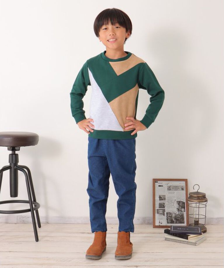 ikka kids「ストレッチゆるテーパードパンツ」|その他|