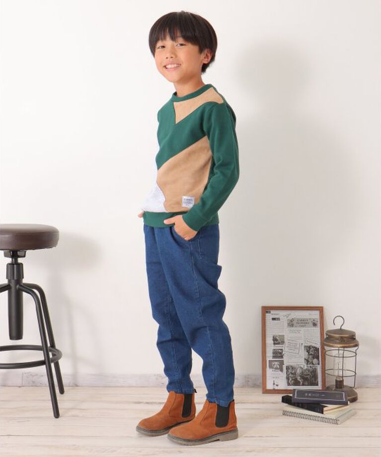 ikka kids「ストレッチゆるテーパードパンツ」|その他|