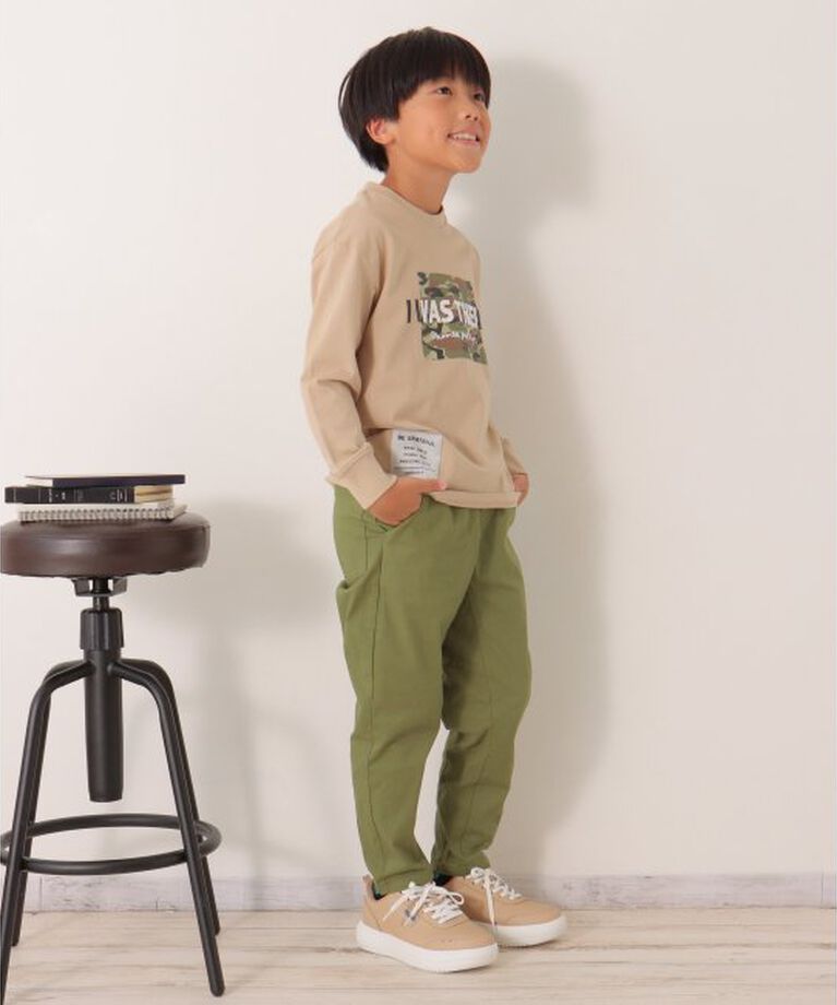 ikka kids「ストレッチゆるテーパードパンツ」|その他|