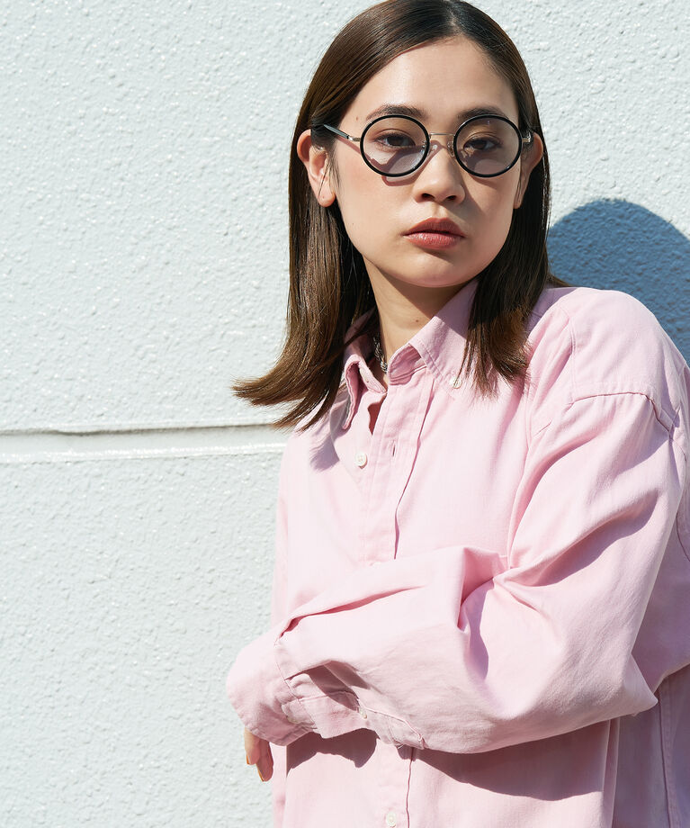  「【WEB限定】Zoff｜STUDIO SEVEN｜ラウンド型 丸型 サングラス UVカット 黒縁 べっ甲 ゴールド」|サングラス|
