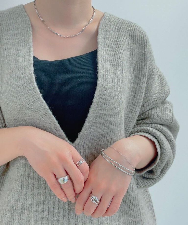 「silver925 ロープスモール リング (ニッケルフリー)」|リング|