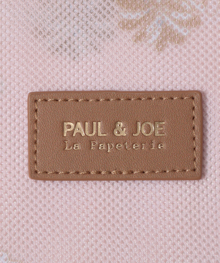 PAUL&JOE「プリントメッシュフラットポーチ／ポール＆ジョー」|ポーチ|