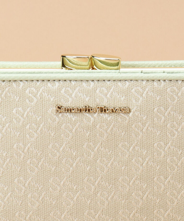  「ST Jacquard 二つ折り口金財布」|財布|