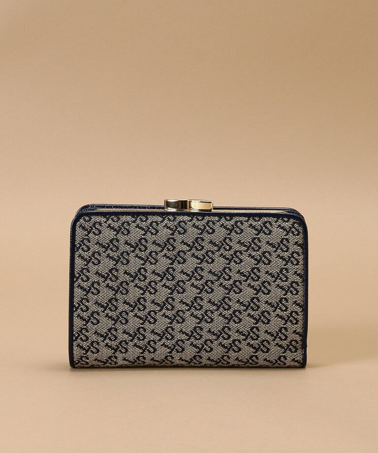  「ST Jacquard 二つ折り口金財布」|財布|