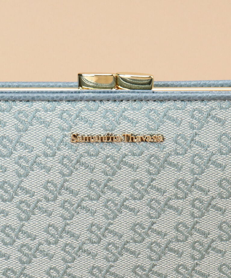  「ST Jacquard 二つ折り口金財布」|財布|