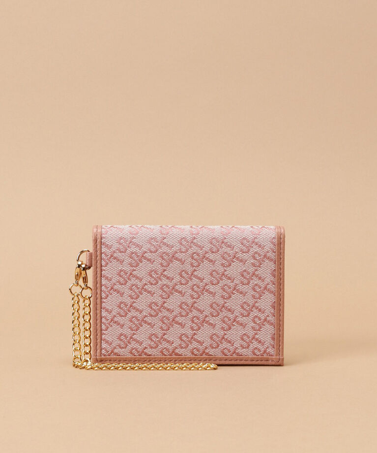  「ST Jacquard パスケース」|定期入れ|ベビーピンク