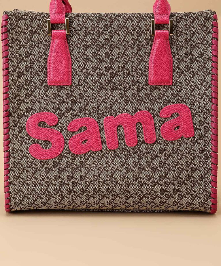 Samantha Thavasa「ST Jacquard サマタバスクエアトートバッグ」|トートバッグ|